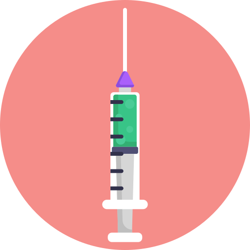 Vitamin B12 injection icon